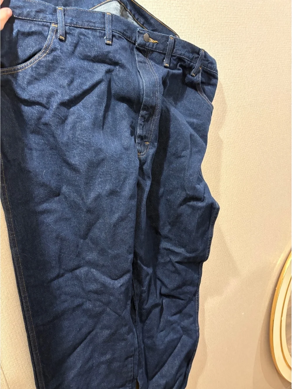 Wrangler Rustler Men's Heavyweight Denim Jeans Regular 48x30